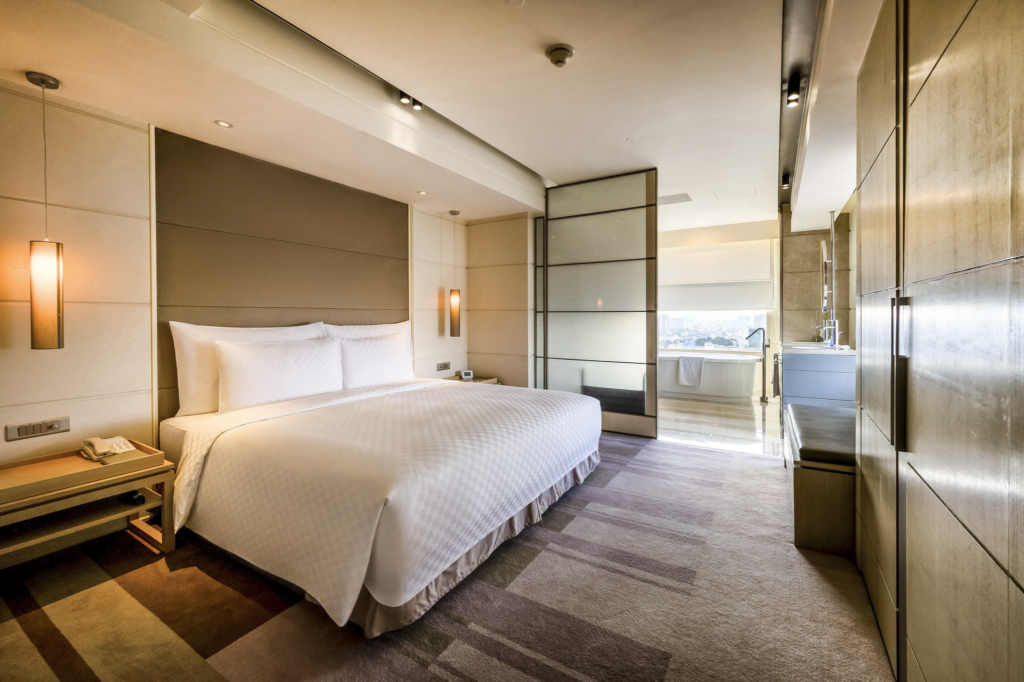 Sophisticated Japanese-style room at Hotel Nikko Saigon